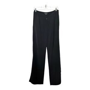 Eileen Fisher  Flex Tencel Ponte Straight Pant in Black Size 2